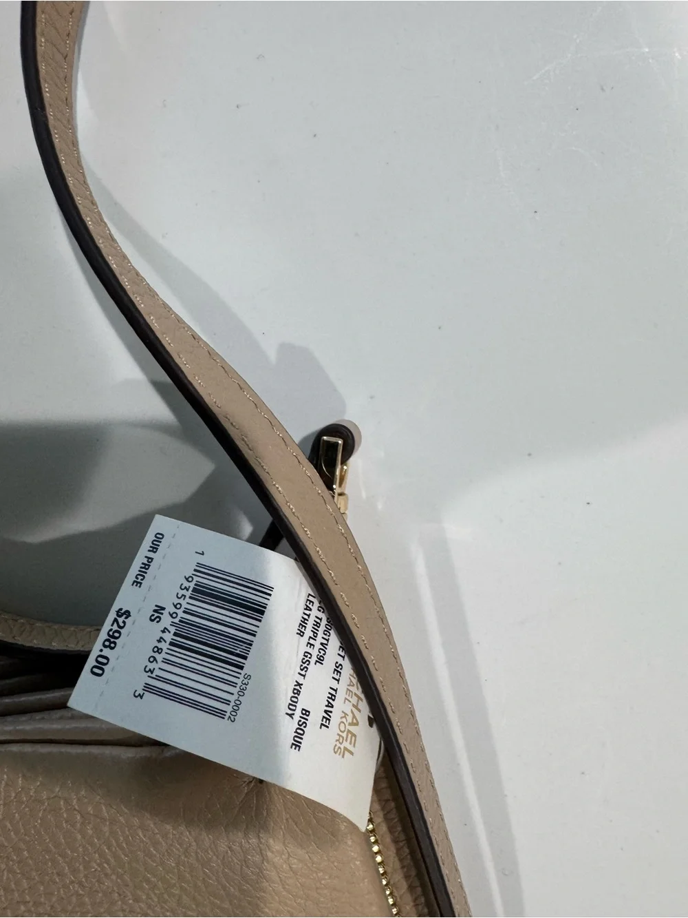 Michael Kors slim pebbled